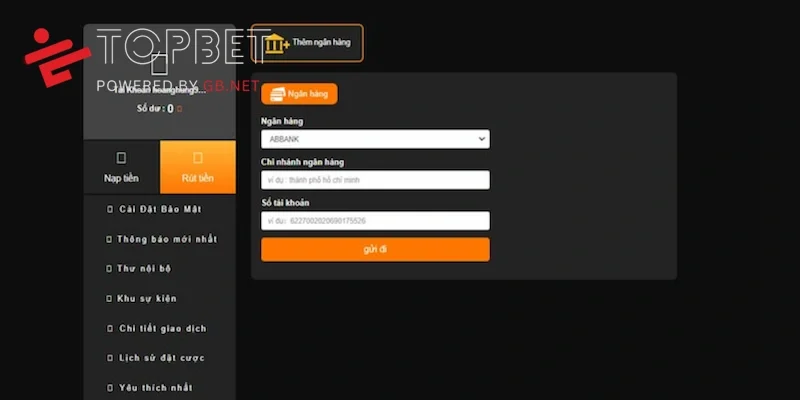 4 bước rút tiền thành công tại nhà cái Top Bet